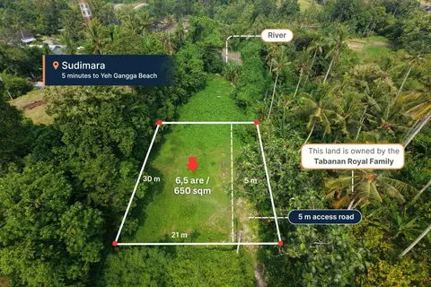 Photo of Jungle View 650 Sqm Freehold Land In Sudimara, Tabanan in Kedungu