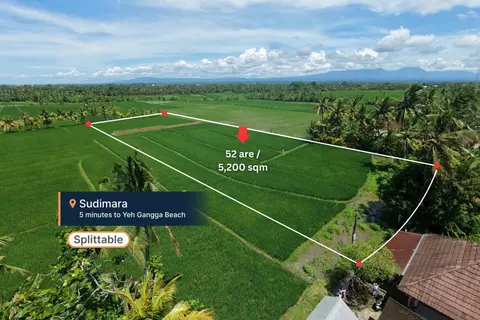 Photo of Leasehold 5200 Sqm Land Splittable Near Yeh Gangga Beach in Kedungu