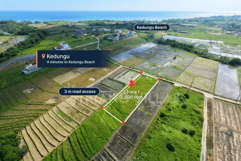 Photo of 13-Are Pink Zone Land For Sale In Kedungu, Tabanan in Kedungu