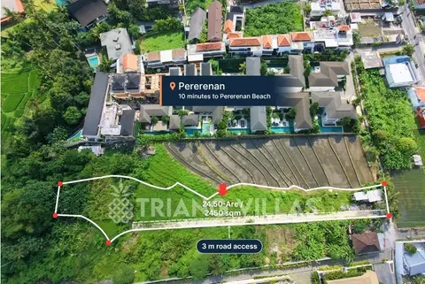 Photo of Big Plot 24.5 Are Land For Lease In Pererenan in Pererenan