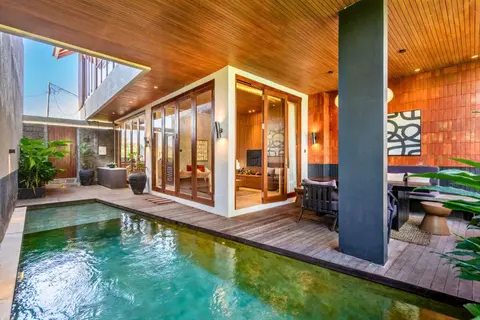 Photo of 3BR Modern Villa with Rice Field Views in Kedungu in Kedungu