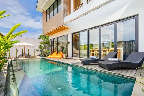 Photo of 3BR Villa with Workspace and Rice Field Views in Kedungu