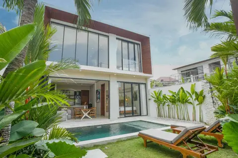 Photo of Modern Tropical Style 2 Bedroom Villa for Sale Leasehold in North Canggu in Canggu